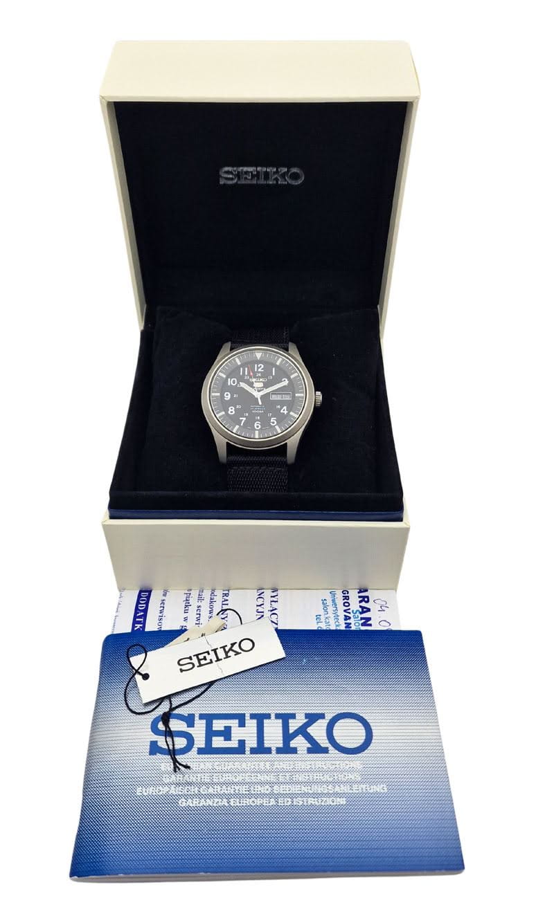 Seiko 5 Sports Automatic SNZG15K1 - Fabryczny komplet!