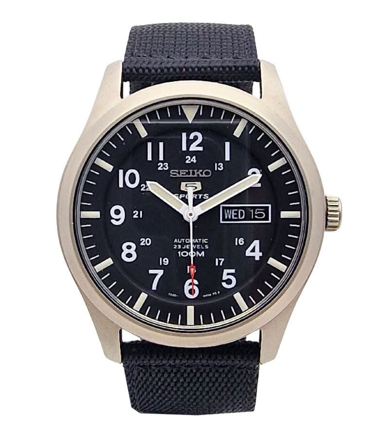 Seiko 5 Sports Automatic SNZG15K1 - Fabryczny komplet!