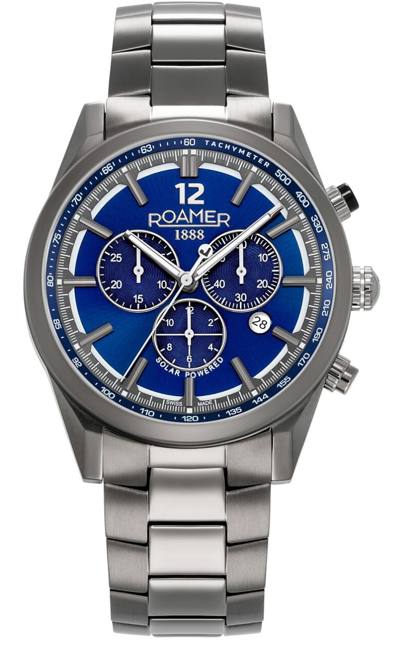 Zegarek Roamer Helios Solar Titanium 973981.44.45.20