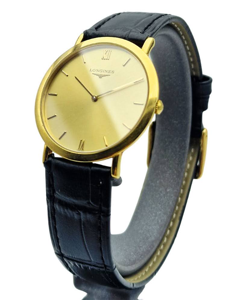 Złoty 750 (18K) męski Longines Prestige L4.710.6 - doskonały stan!