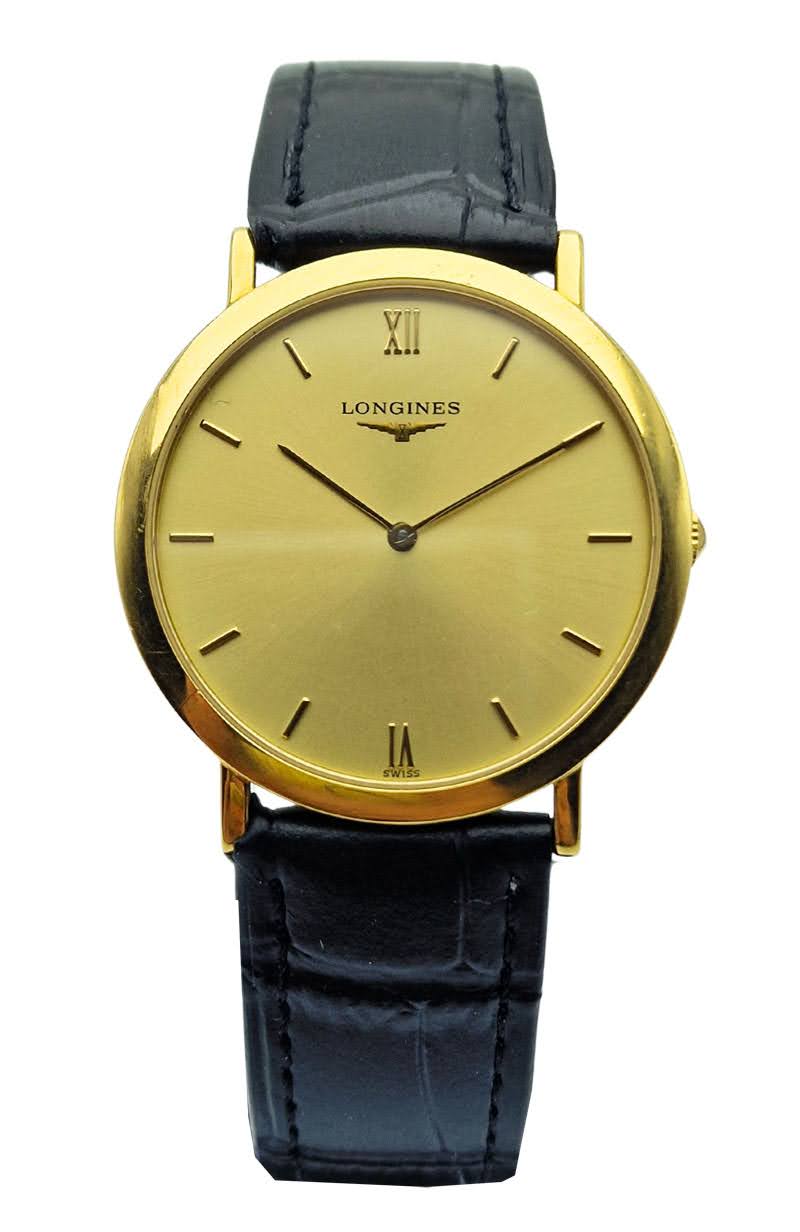 Złoty 750 (18K) męski Longines Prestige L4.710.6 - doskonały stan!