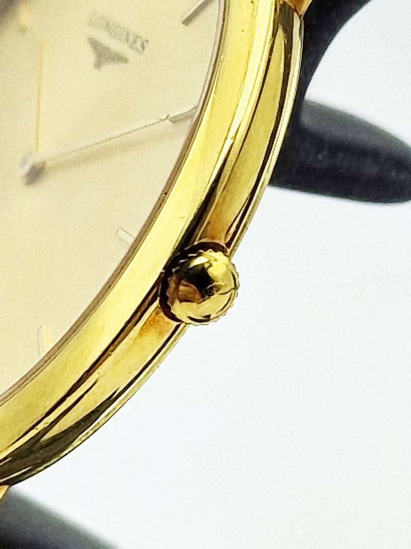 Złoty 750 (18K) męski Longines Prestige L4.710.6 - doskonały stan!