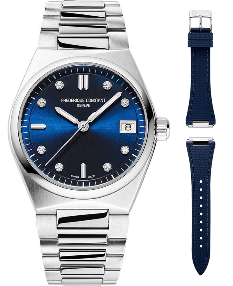 Zegarek Frederique Constant Highlife Ladies Quartz Diamonds FC-240ND2NH26B (FC240ND2NH26B) + PASEK GRATIS