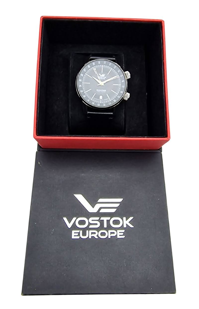 Używany Męski Zegarek Wostok Europe mechanizczny 32 kamieni Dualtime