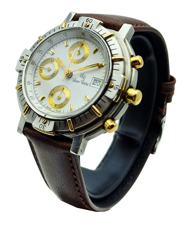 Męski Lucien Rochat Chronograph Automatic 21.100.022 (21100022) - Doskonały stan!