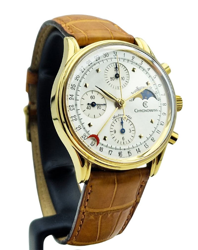 Unikatowy Chronoswiss Lunar Chronograph Moonphase - stan idealny!
