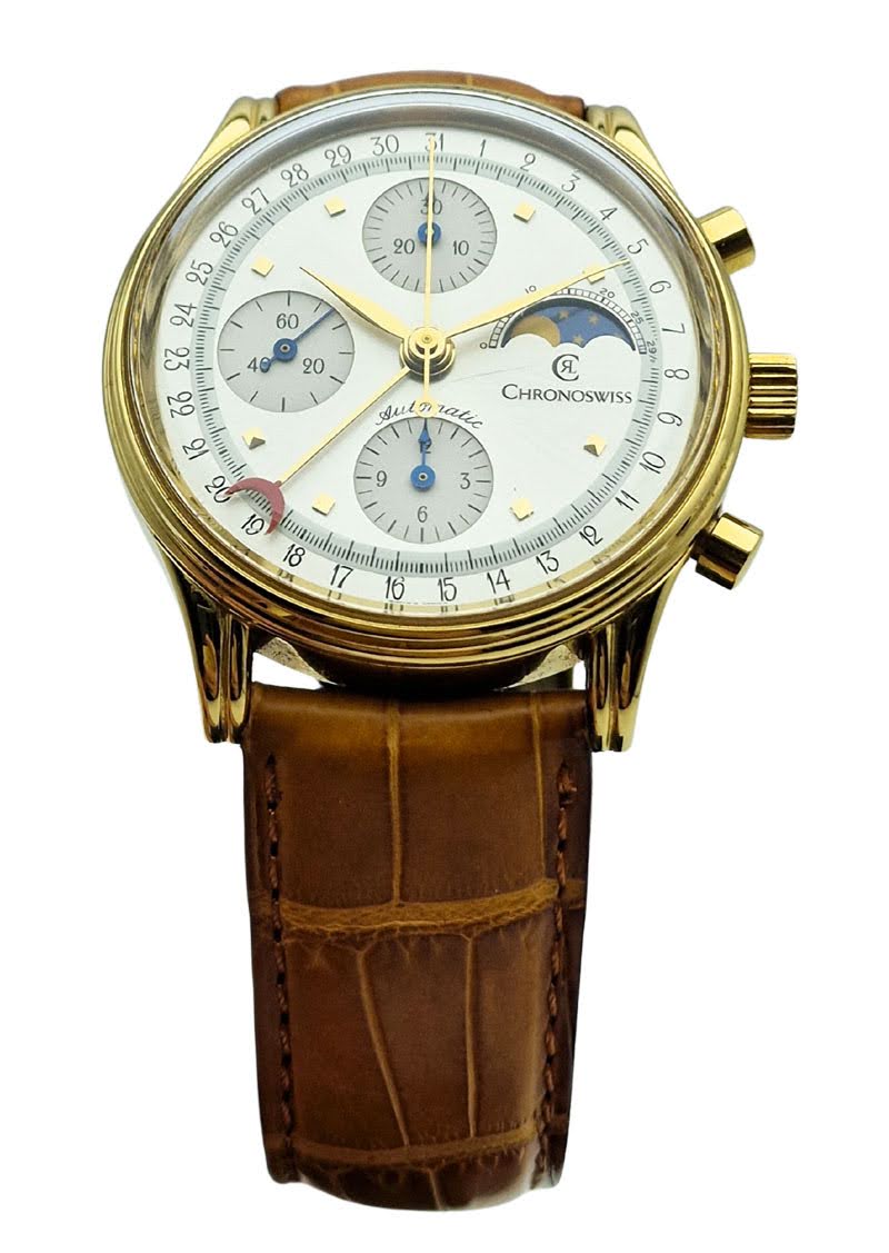 Unikatowy Chronoswiss Lunar Chronograph Moonphase - stan idealny!