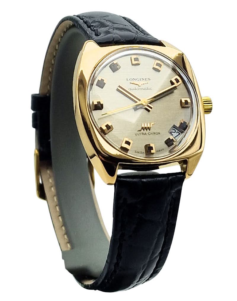 Unikatowy złoty 18K Longines Ultra-Chron Automatic ref. 8360-1 - perfekcyjny stan!