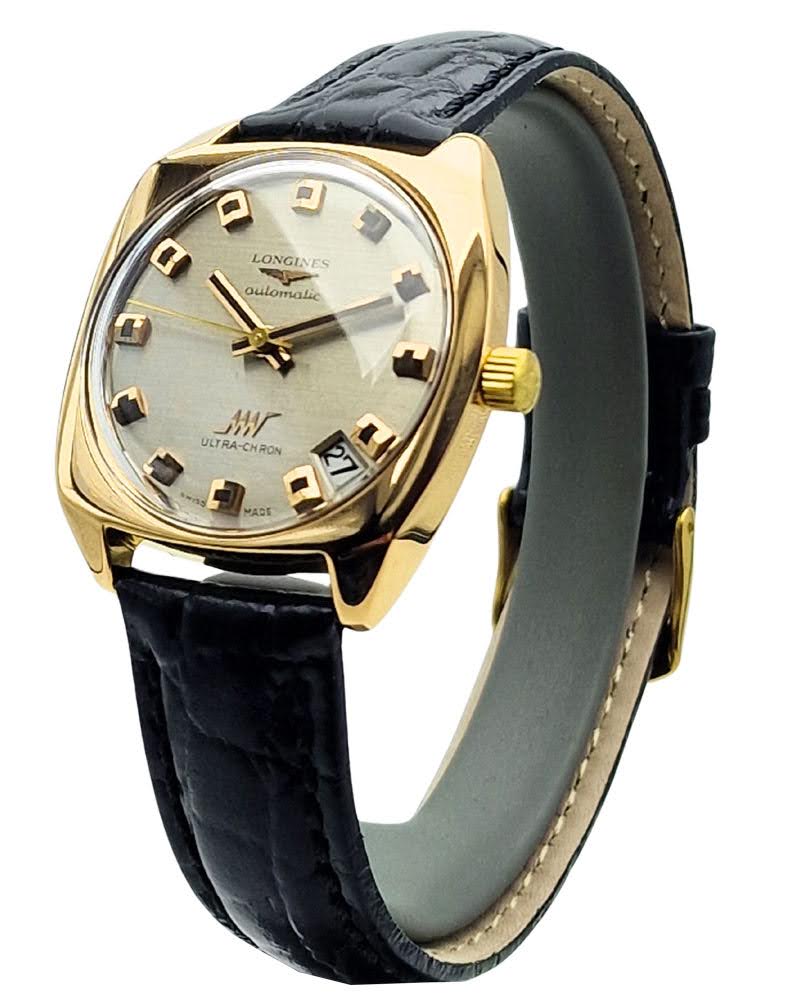 Unikatowy złoty 18K Longines Ultra-Chron Automatic ref. 8360-1 - perfekcyjny stan!