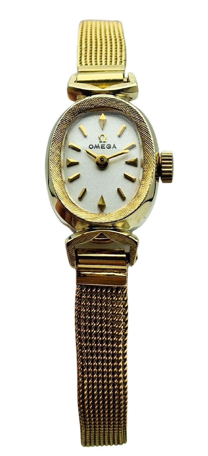 Unikatowa złota 14K Omega Cal.483 - Idealny stan!
