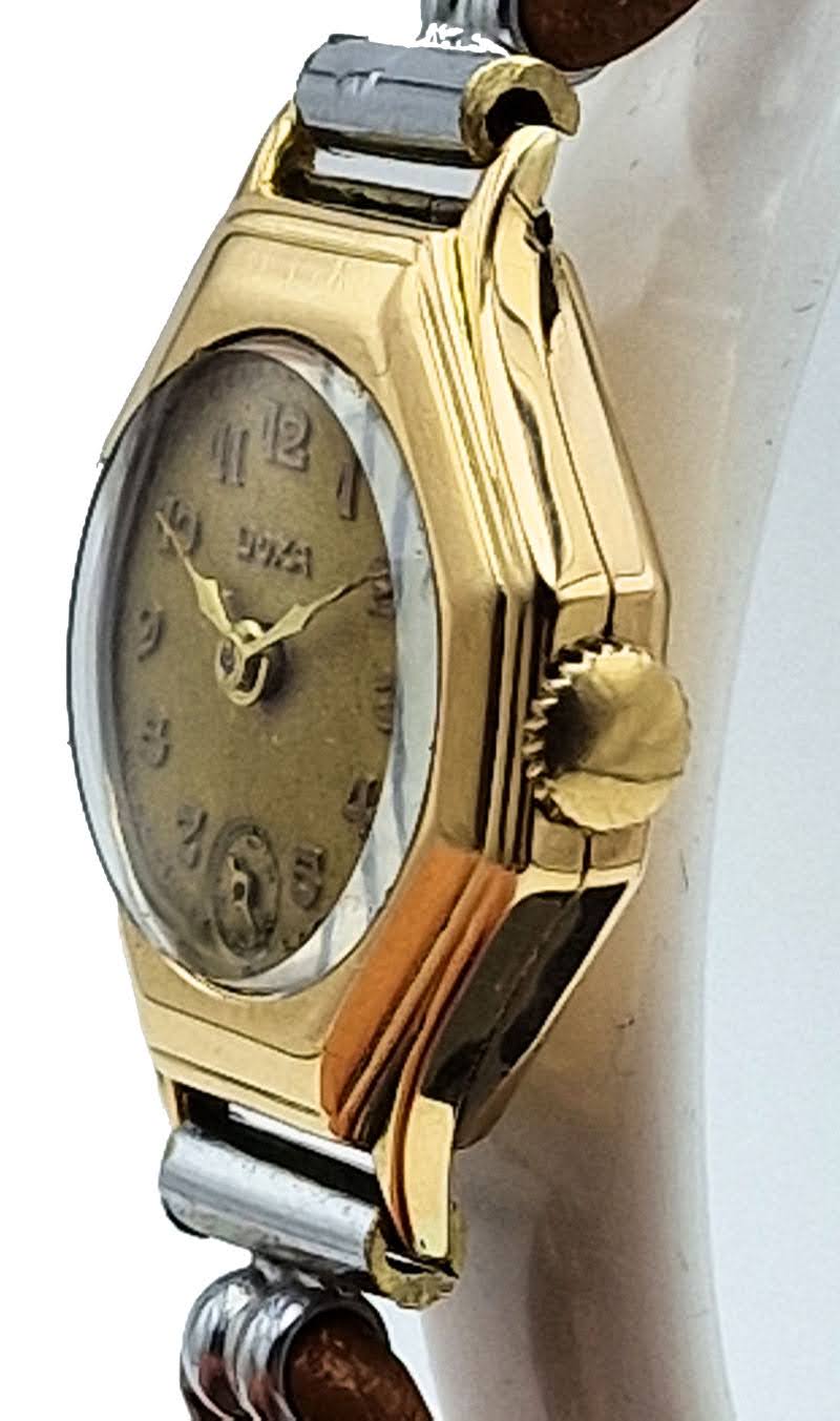 Unikatowa złota 14K Doxa - doskonały stan!