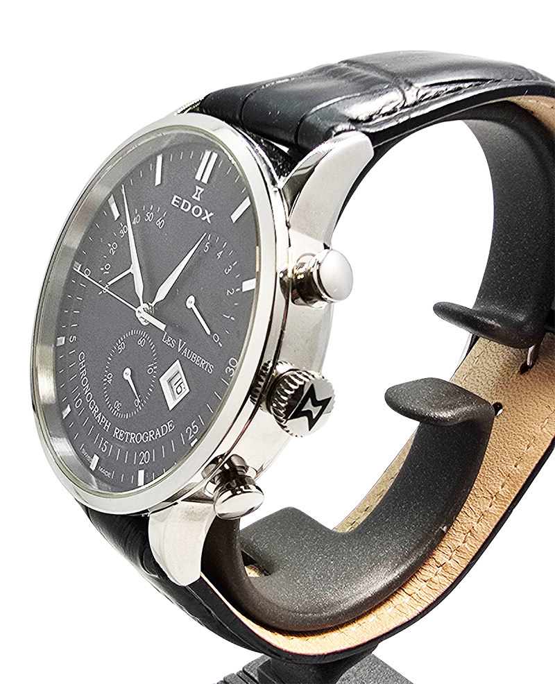 Używany zegarek Edox Les Vauberts Chronograph Retrograde 01505/550933
