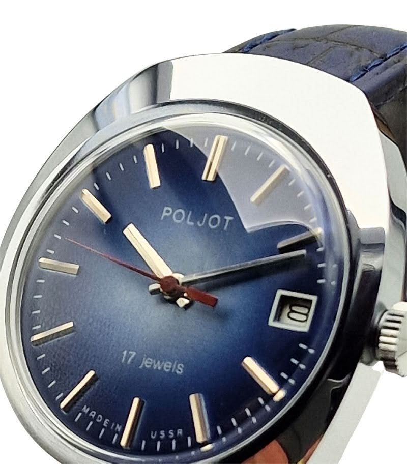 Radziecki Poljot 17 jewels - unikatowy wzór koperty!