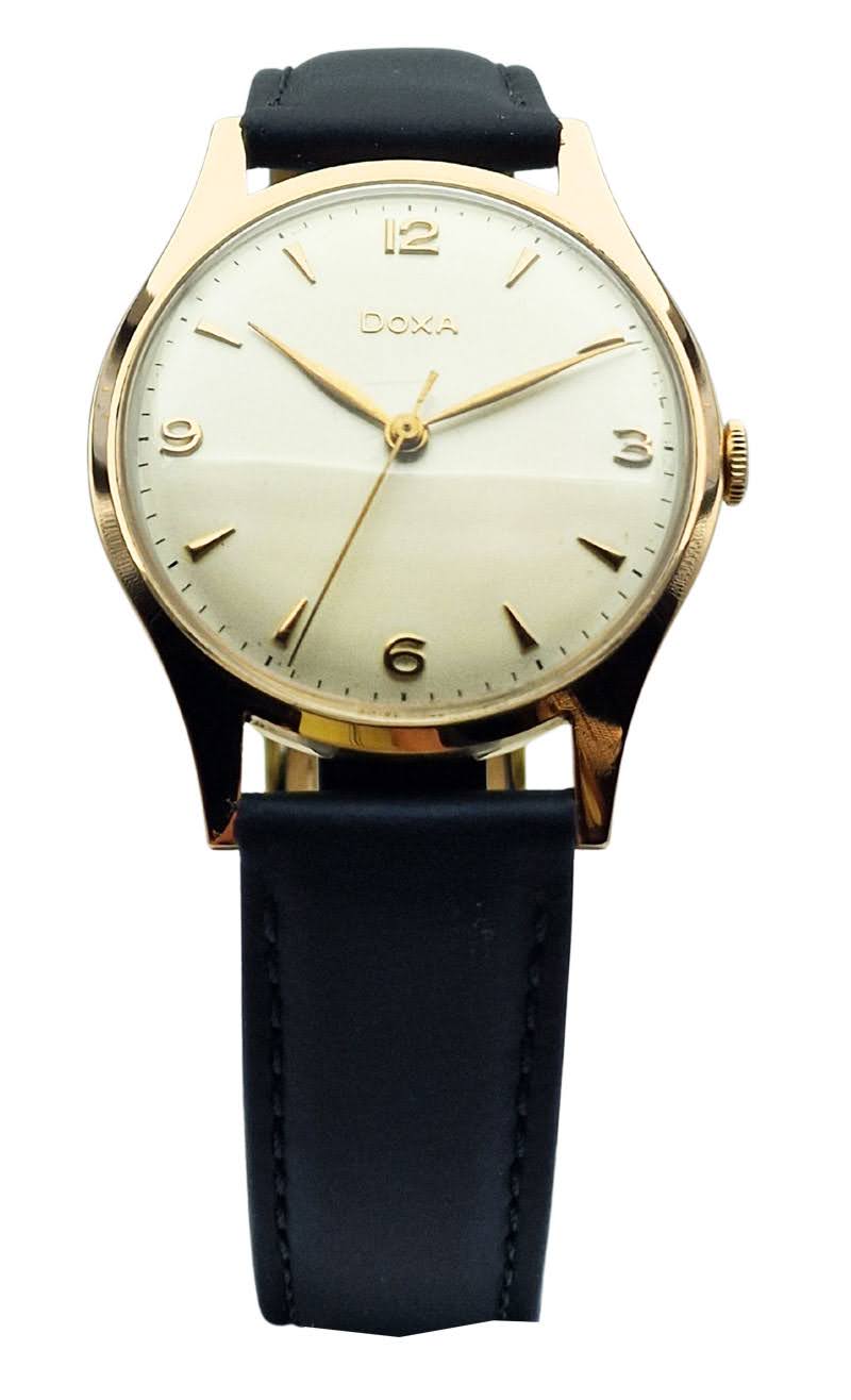 Garniturowa złota 14K (585) Doxa - perfekcyjny stan!