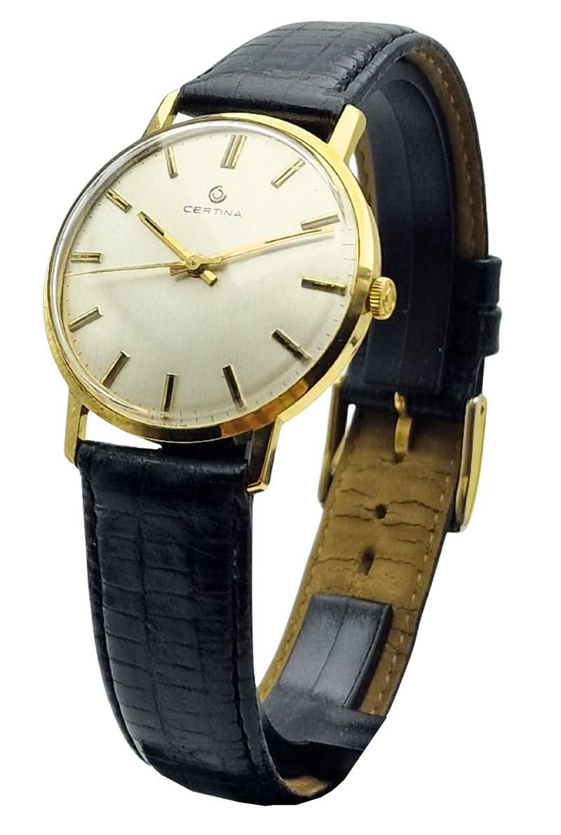 Certina 18K Gold Cal. 25-66 z końca lat 60 - doskonały stan!