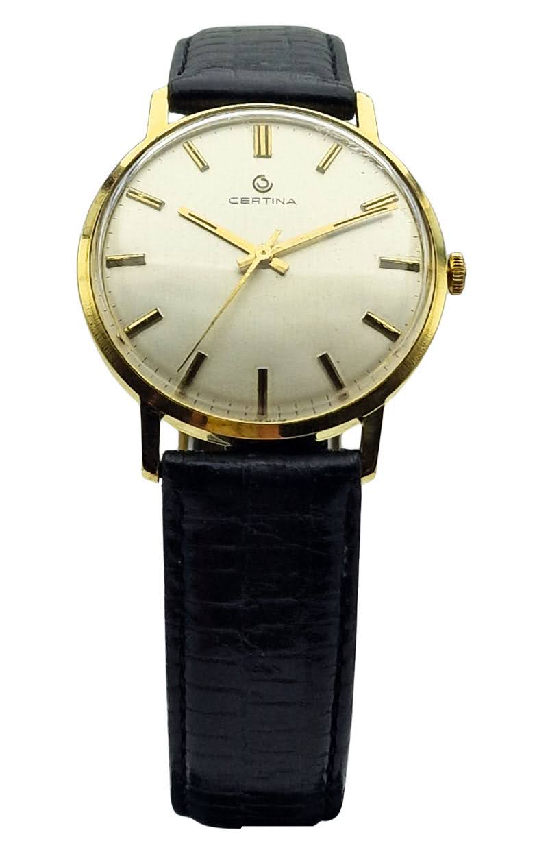 Certina 18K Gold Cal. 25-66 z końca lat 60 - doskonały stan!