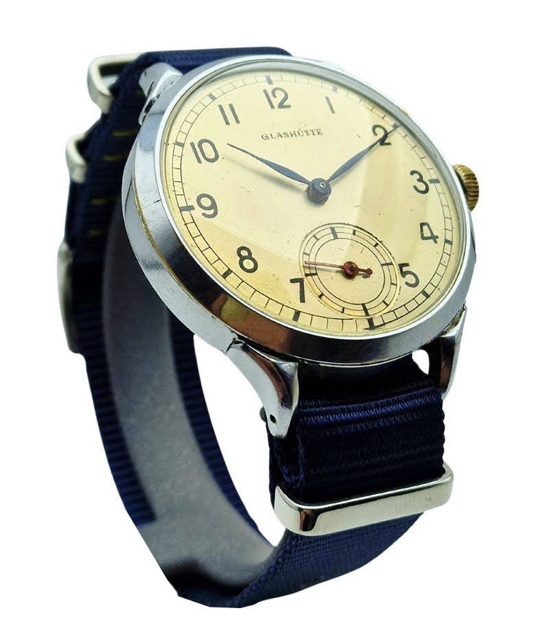 Glashutte pasówka - doskonały stan! Zegarek pasówka.