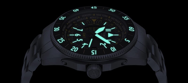 Zegarek Aviator Airacobra GMT V.1.37.0.303.5 noc