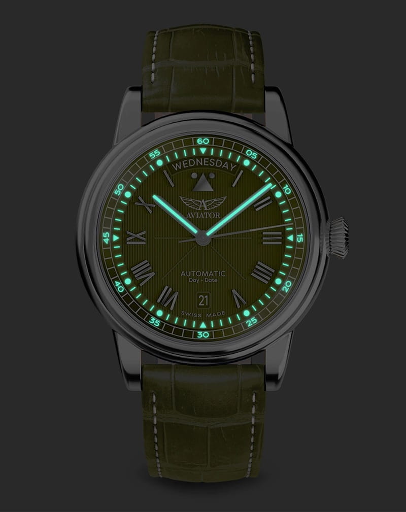 Zegarek Aviator Douglas Day Date 41 Automatic LIMITED EDITION V.3.35.0.278.4 (V33502784)