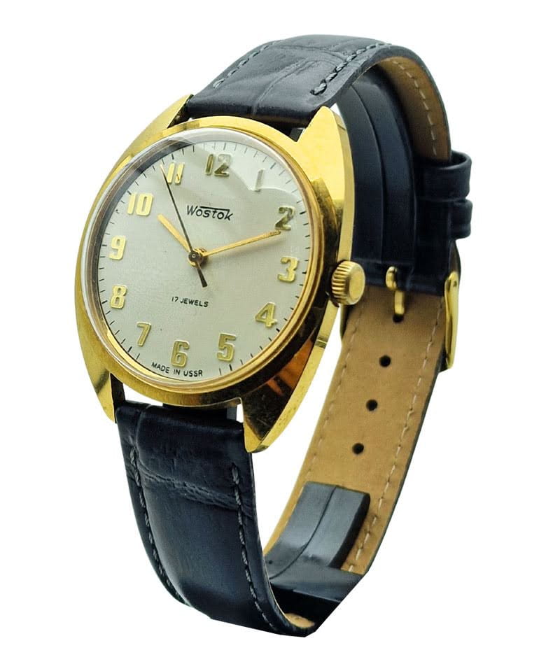 Pozłacany radziecki Wostok - doskonały stan!
