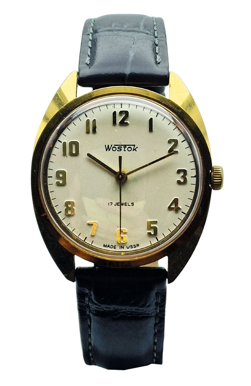 Pozłacany radziecki Wostok - doskonały stan!