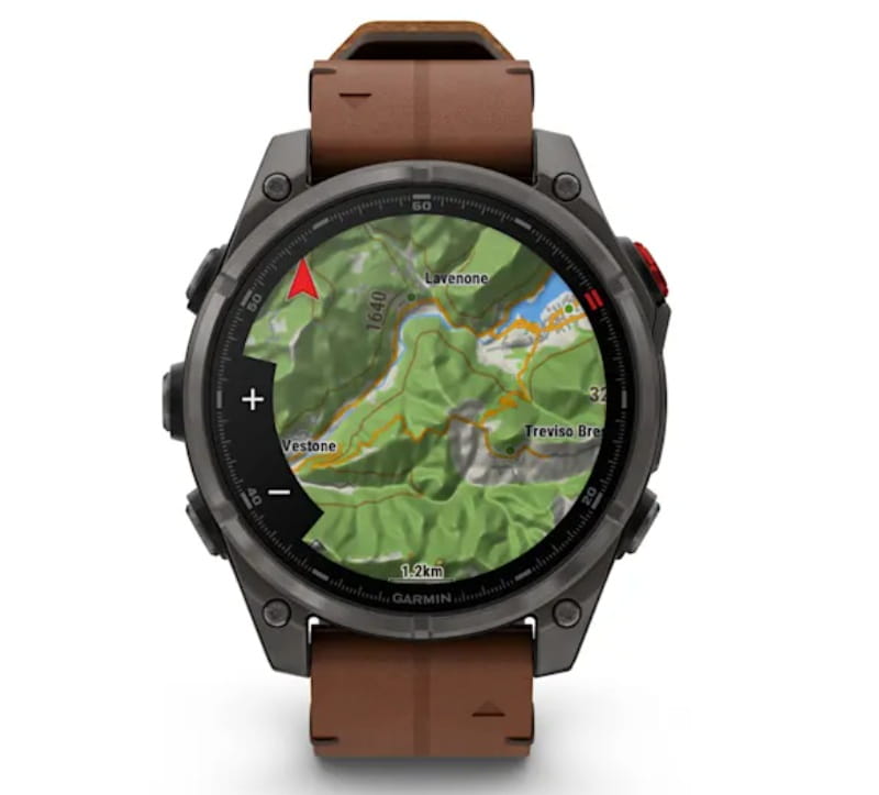 zegarmistrz Zegarek GARMIN FENIX® 8 PRO CARBON GREY 47 mm Amoled 010-03198-40 SMARTWATCH (0100319840)