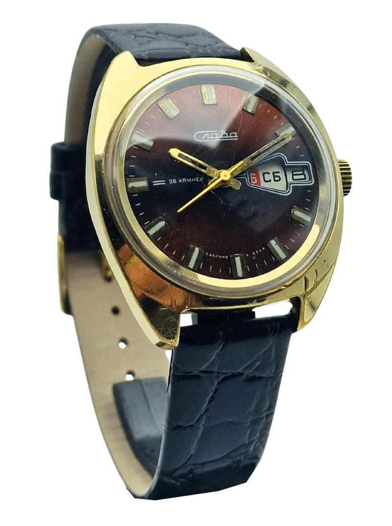 Slava Cal. 2428 26 kamieni lata 80. - doskonały stan!