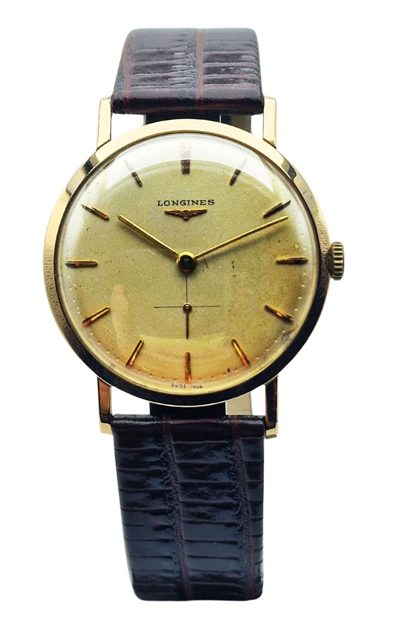 Garniturowy złoty 18K Longines Cal. 19.4 lata 1946-1947r. - doskonały stan!
