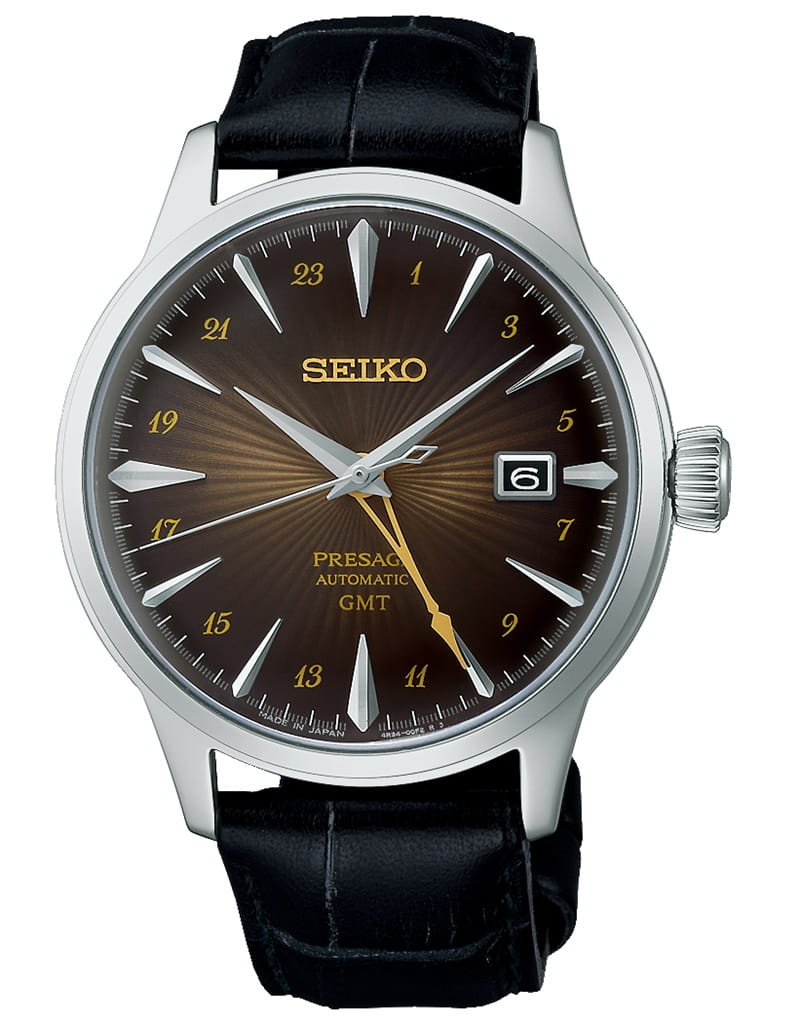 Zegarek Seiko Presage Automatic GMT Cocktail Time Rusty Nail SSK039J1