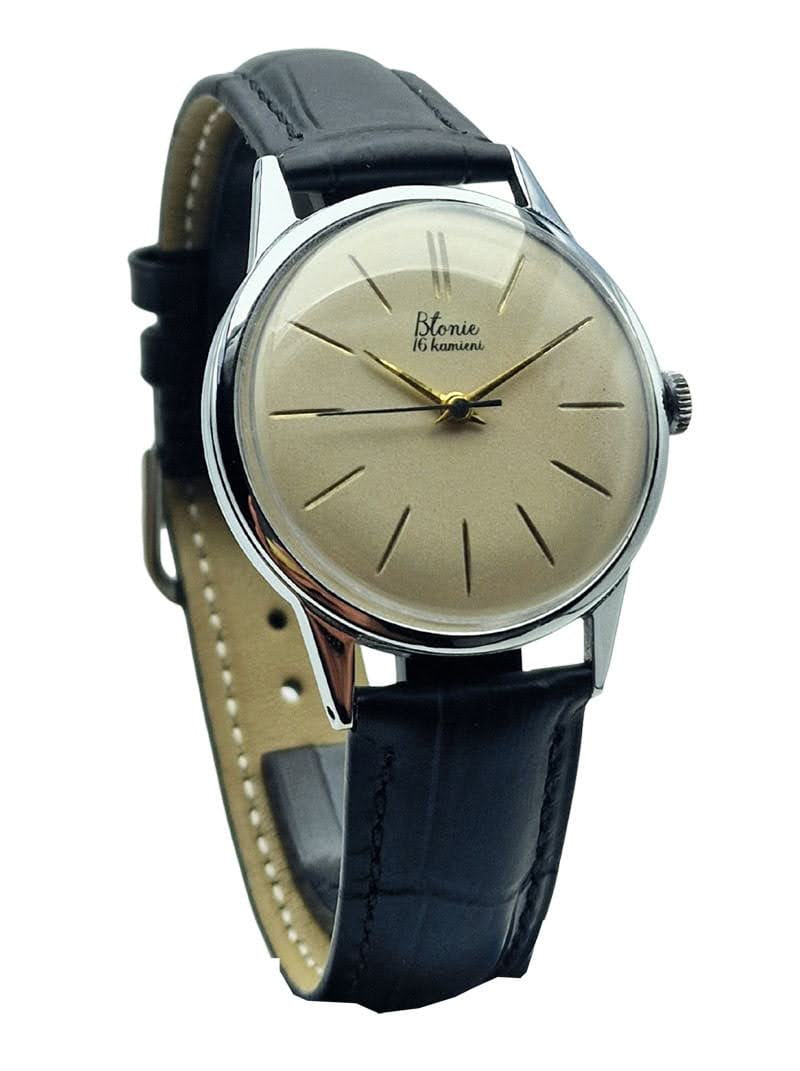 Błonie 16 kamieni - doskonały stan! Zegarek nakręcany.