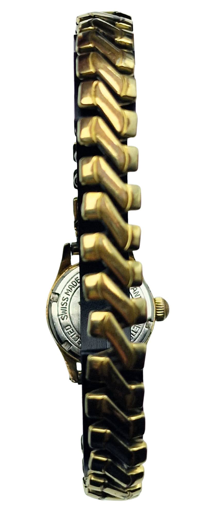 Damska pozłacana Nivada ETA Cal. 1170 - doskonały stan!