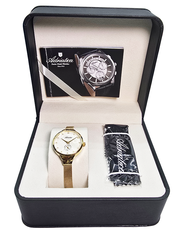 Zegarek używany damski Adriatica A3719.114FQ (A3719114FQ) stan idealny, komplet fabryczny!