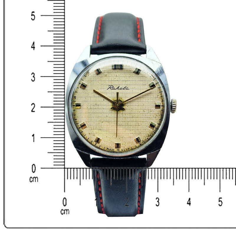 Zegarek raketa-lniana-wymiary-srednica-34mm-vintage-watch