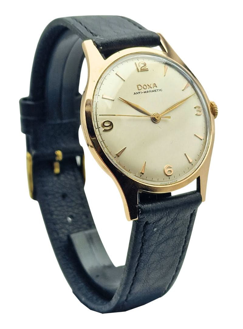 Piękna garniturowa złota 14K (585) Doxa - Doskonały stan!