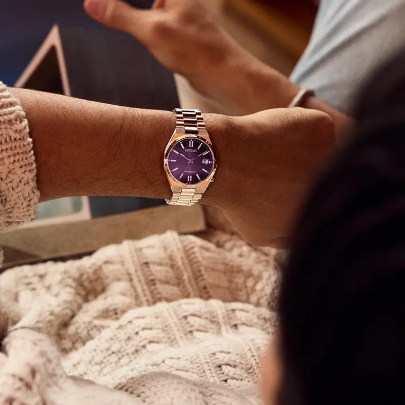 Zegarek Citizen Tsuyosa Violet NJ0200-50W (NJ020050W)