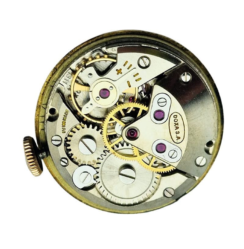 Damska złota 14K Doxa Anti-Magnetic z lat 50. - perfekcyjny stan!