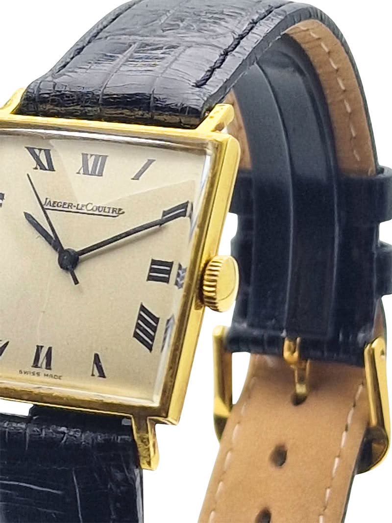 Złoty 18K Jaeger-LeCoultre Square 1947r. - unikat!
