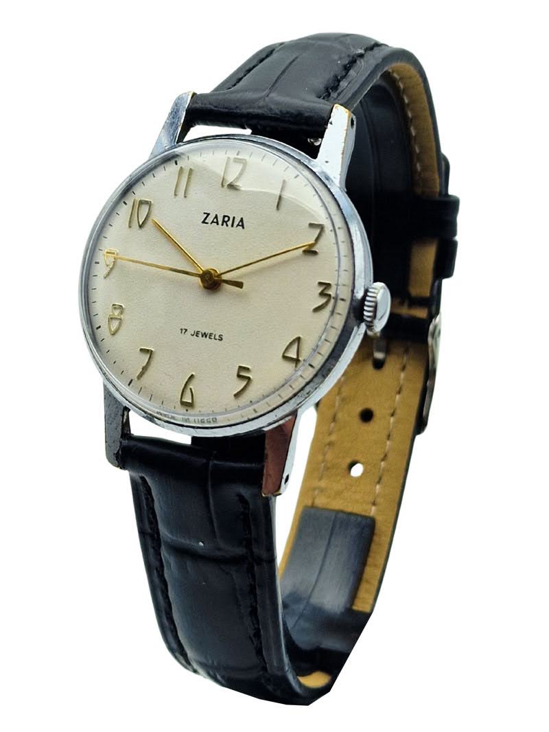 Zegarek Zaria 17 Jewels z lat 60. – zachowana w oryginale