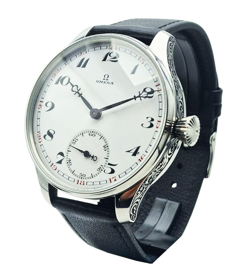 Pasówka Omega mechanizmem cal. 19‴ - Piękna adaptacja!