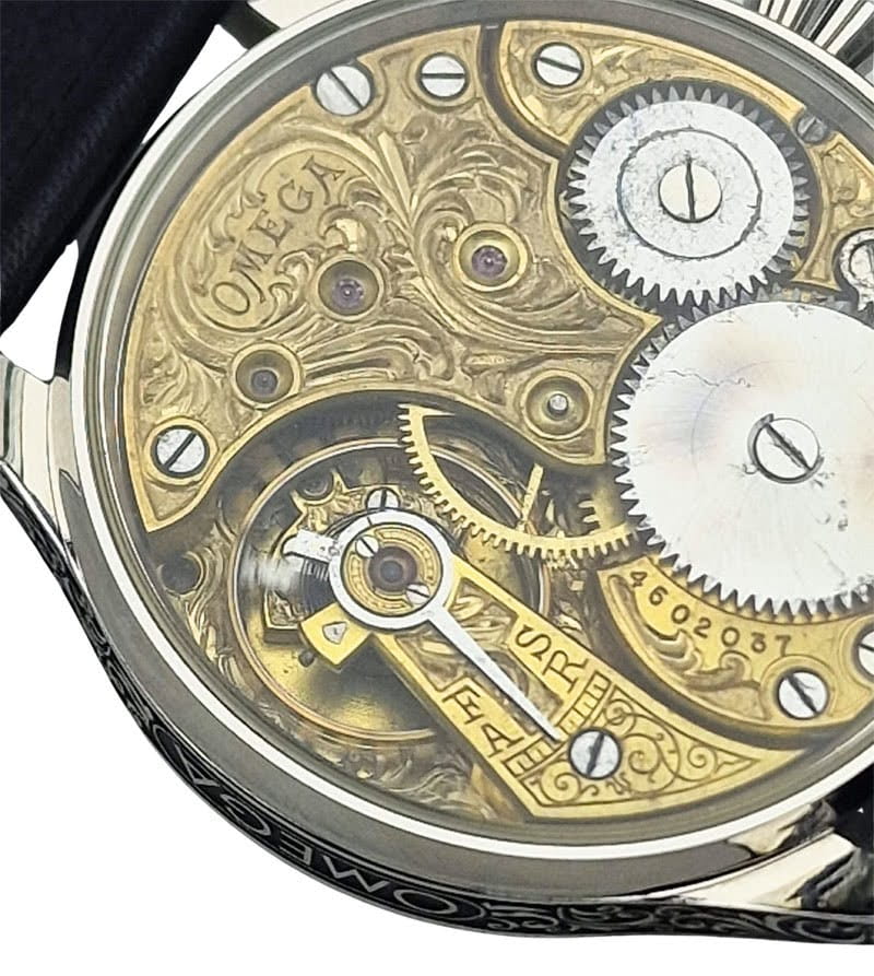 Pasówka Omega mechanizmem cal. 19‴ - Piękna adaptacja!
