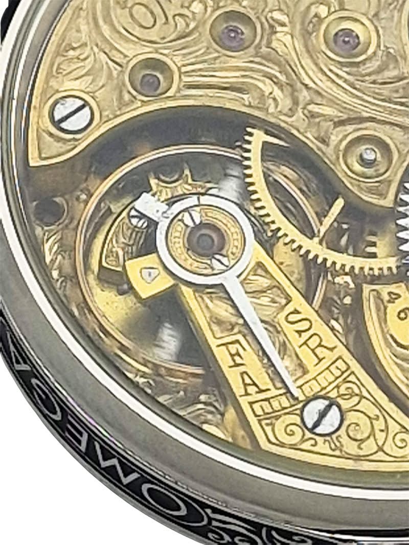Pasówka Omega mechanizmem cal. 19‴ - Piękna adaptacja!