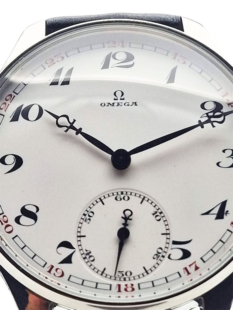 Pasówka Omega mechanizmem cal. 19‴ - Piękna adaptacja!