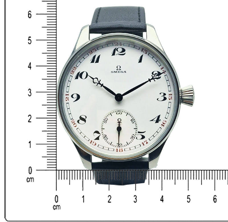 Pasówka Omega mechanizmem cal. 19‴ - Piękna adaptacja!