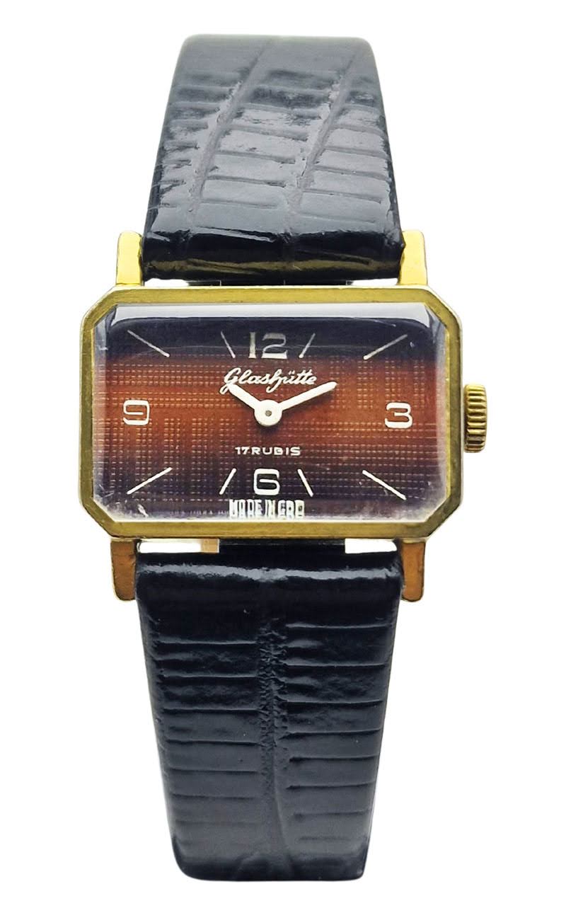 Złocony zegarek damski Glashütte – elegancja vintage Kraków