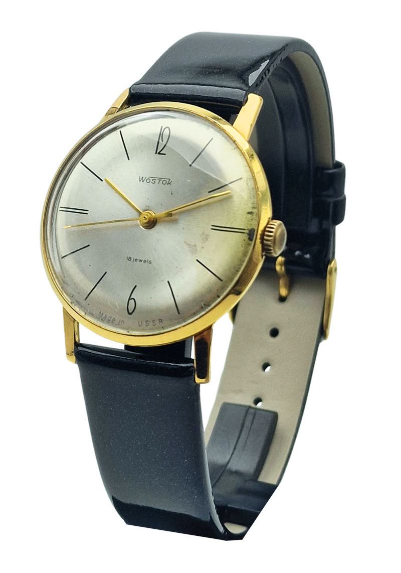 Wostok 18 jewels szampańska tarcza antyk