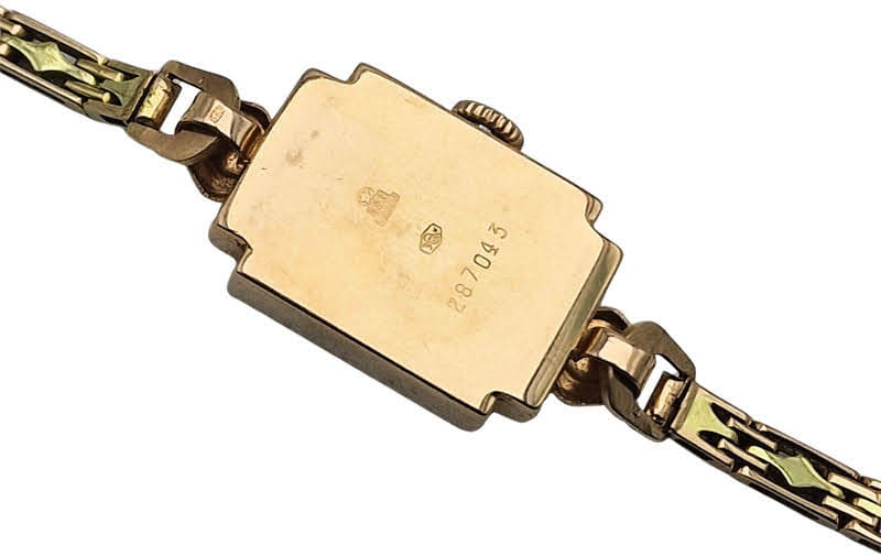 Złota 14K damska Zaria Cal. 1800 lata 60. - doskonały stan!