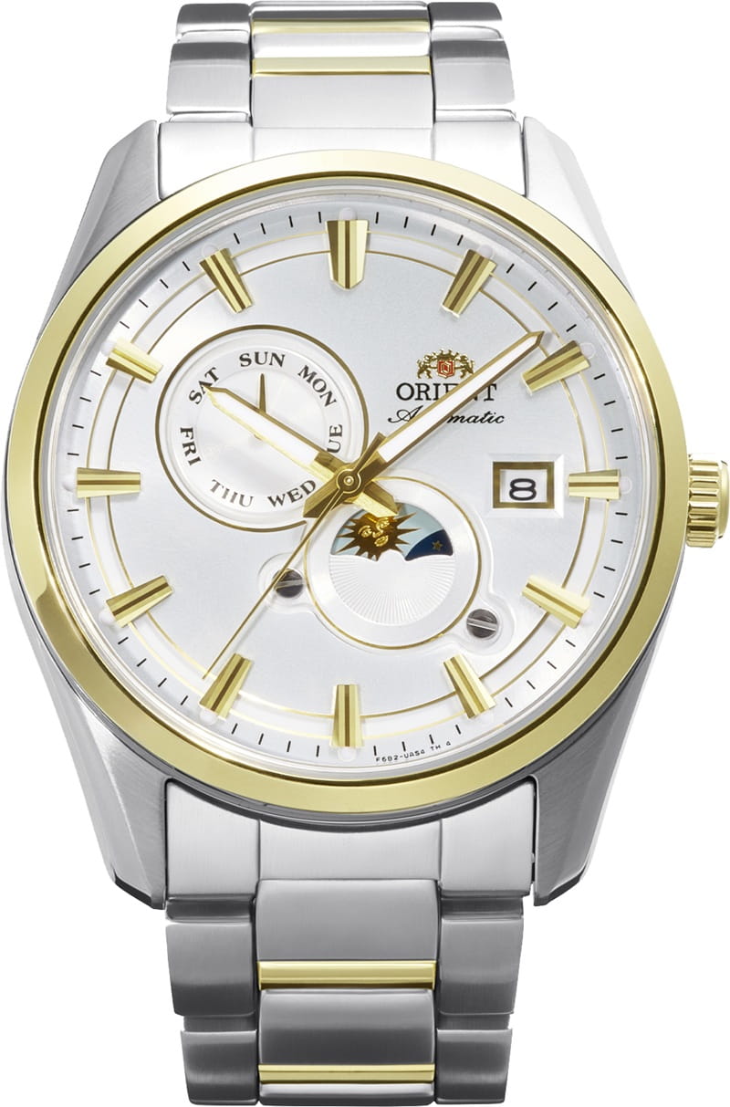 Zegarek Orient Stretto Sun & Moon RA-AK0312S30B (RAAK0312S30B)