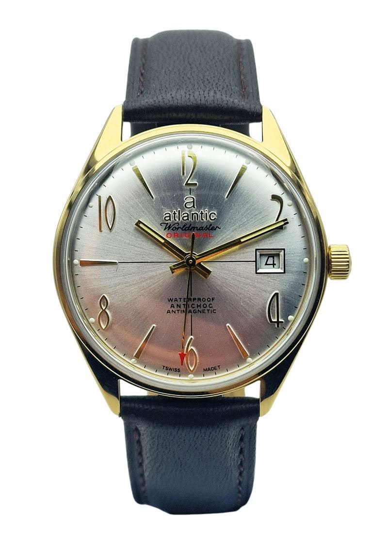 Pozłacany Atlantic Worldmaster Original - piękny stan!