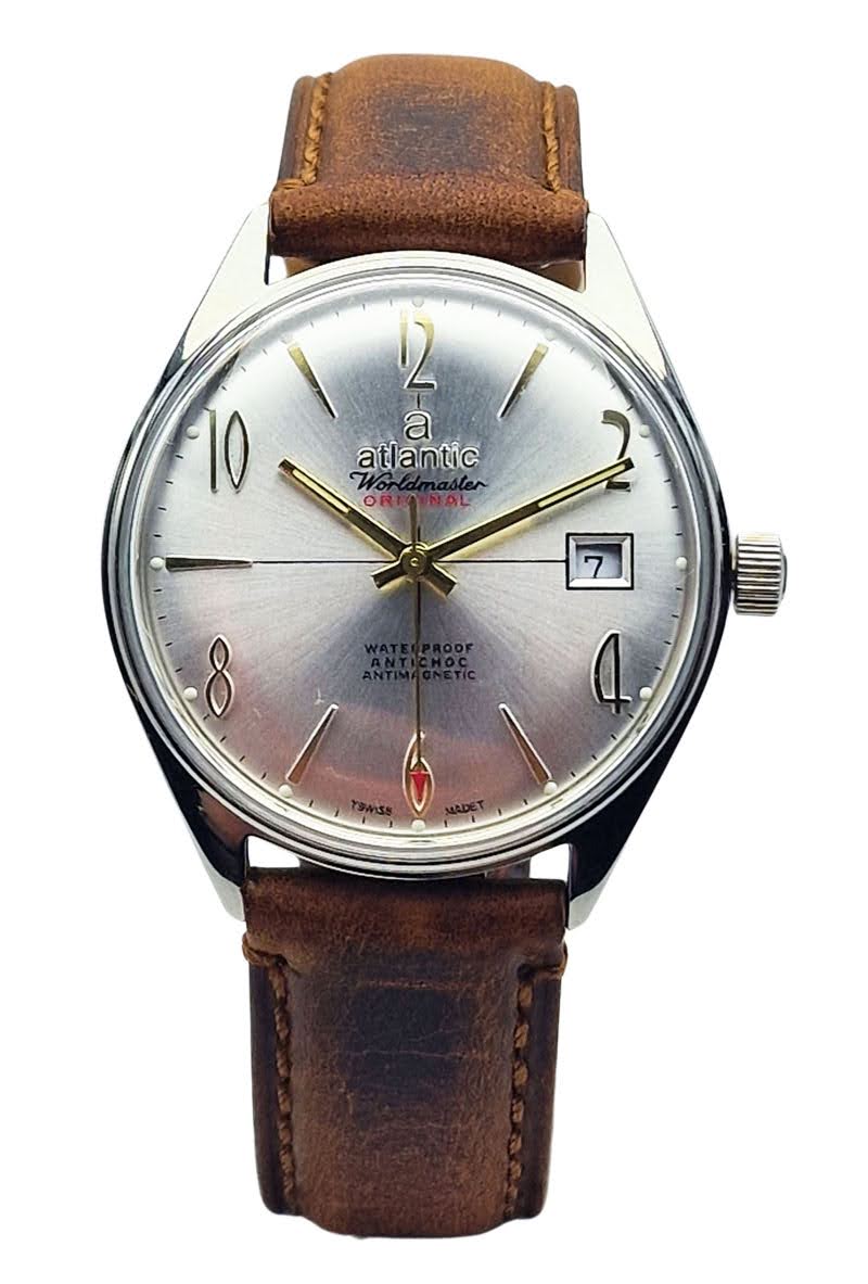 Piękny Atlantic Worldmaster Original 17 Jewels - doskonały stan!