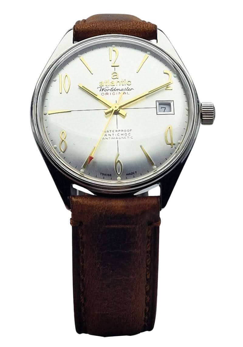 Piękny Atlantic Worldmaster Original 17 Jewels - doskonały stan!